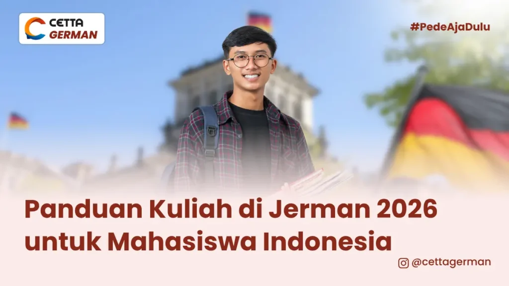 seorang lelaki berpakaian seperti mahasiswa dengan tas gendong di belakangnya