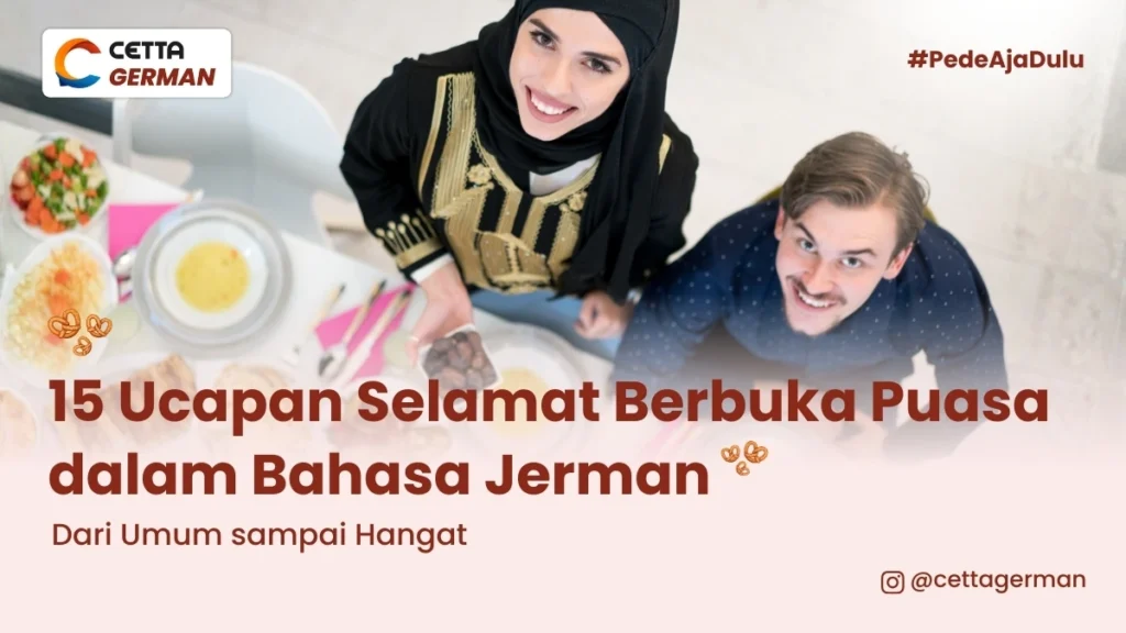 potret pasangan yang tengah berbuka puasa bersama