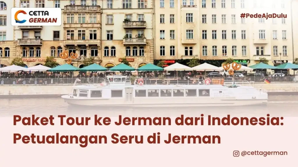 ilustrasi tour ke Jerman dengan kapal|Gambar seorang gadis di depan Brandenburg Gate