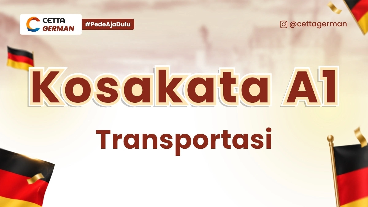 Kosakata A1 Transportasi
