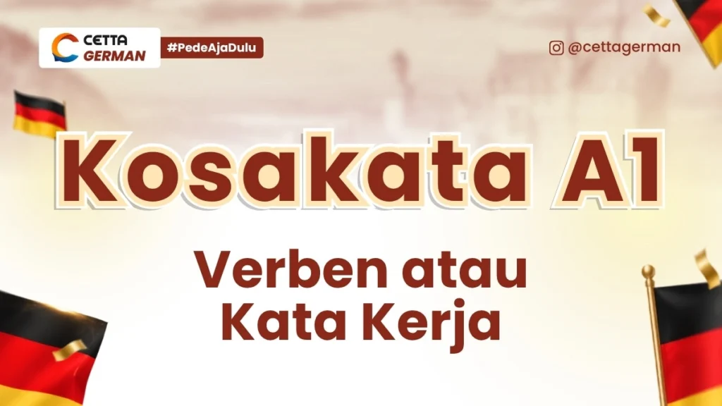 Kosakata A1 Verben atau Kata Kerja