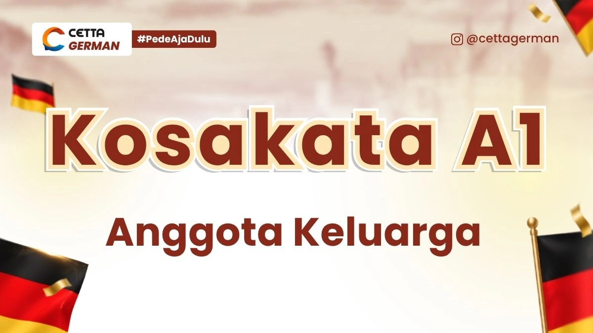 Kosakata Jerman A1 Anggota Keluarga