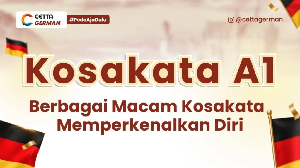 Kosakata Jerman A1 Memperkenalkan Diri