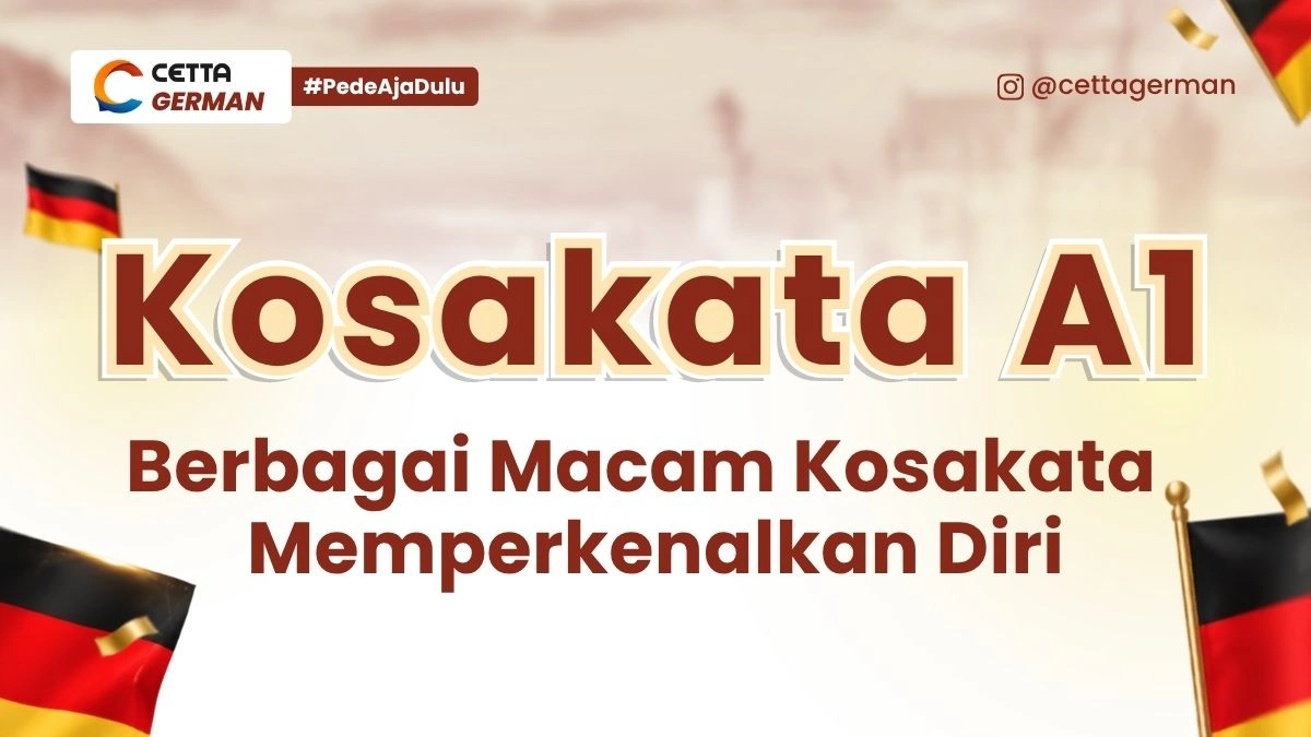 Kosakata Jerman A1 Memperkenalkan Diri