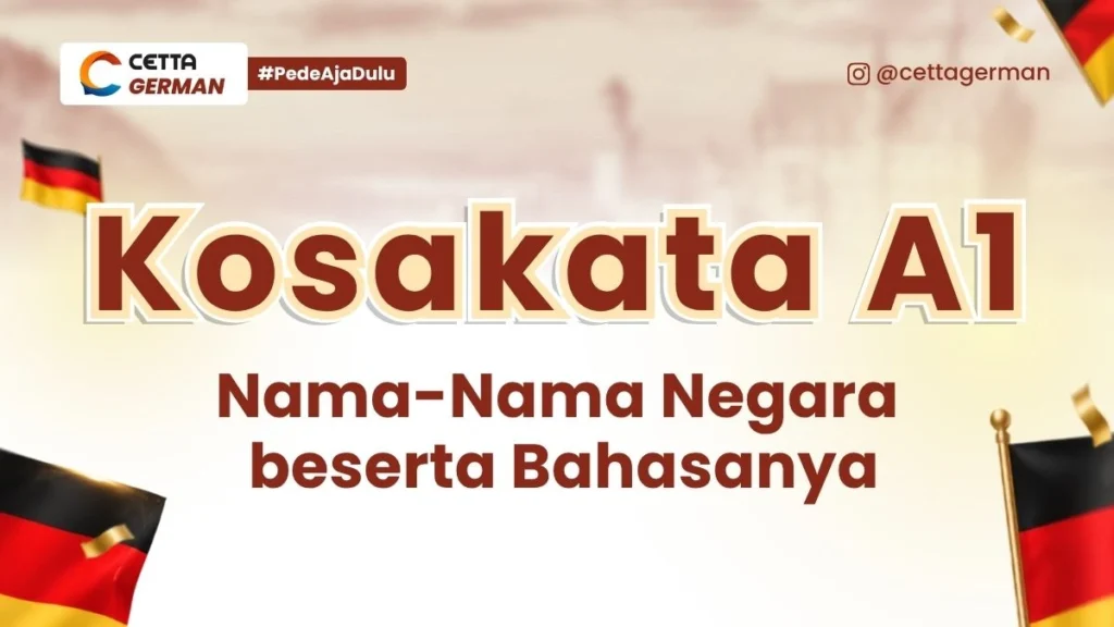 Kosakata Jerman A1 Nama-Nama Negara