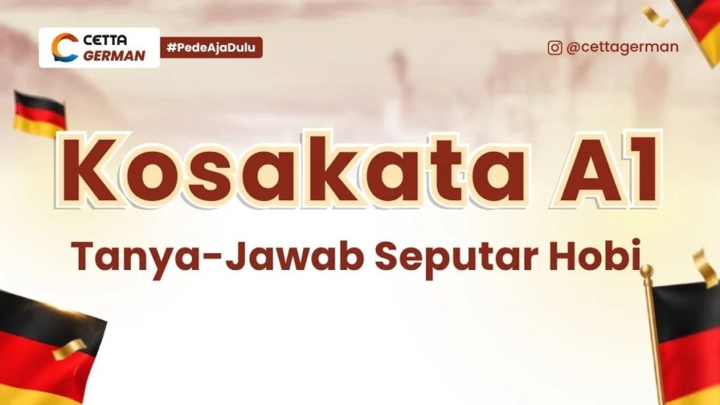 Kosakata Jerman A1 Tanya-Jawab Seputar Hobi