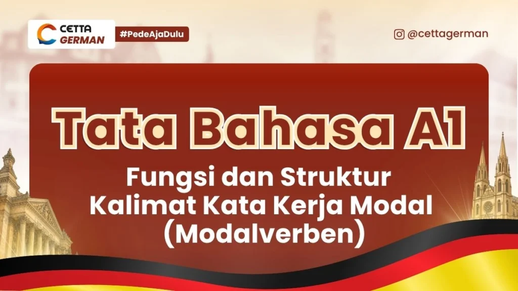 Tata Bahasa Jerman A1 Kalimat Kata Kerja Modal