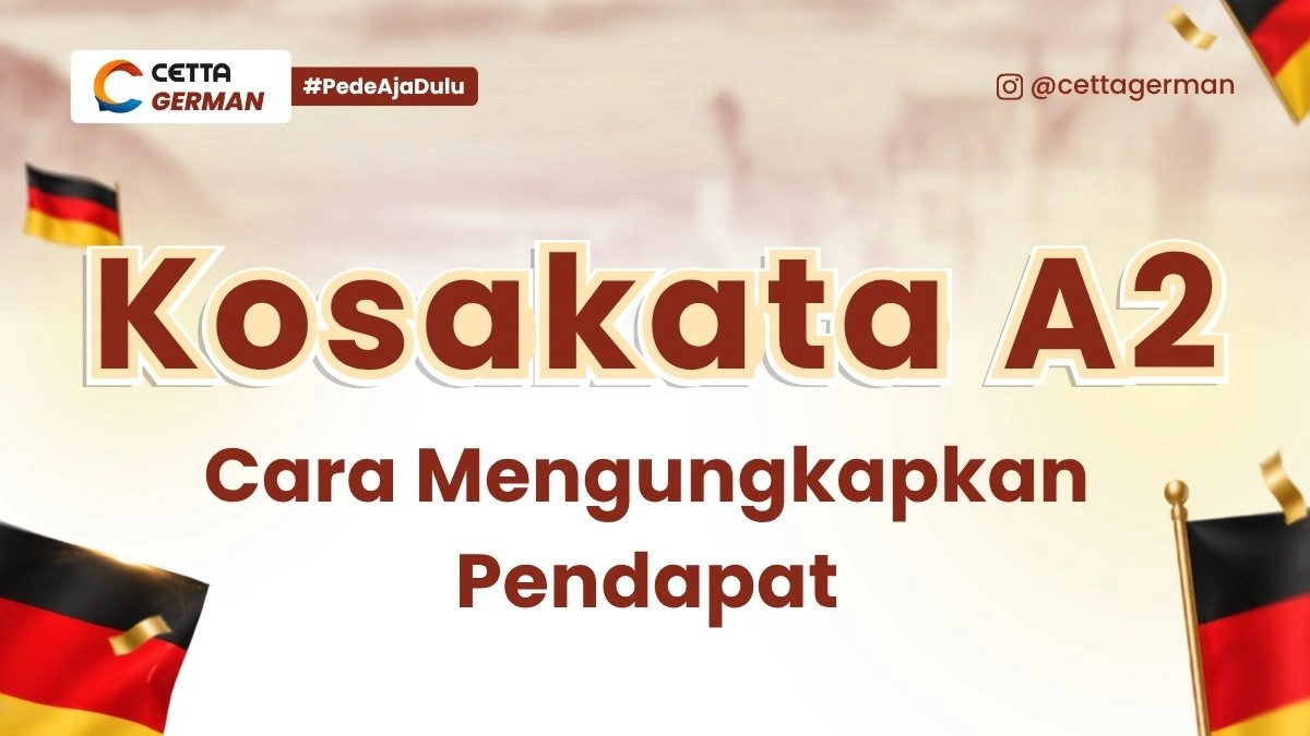 Kosakata A2 Cara Mengungkapkan Pendapat