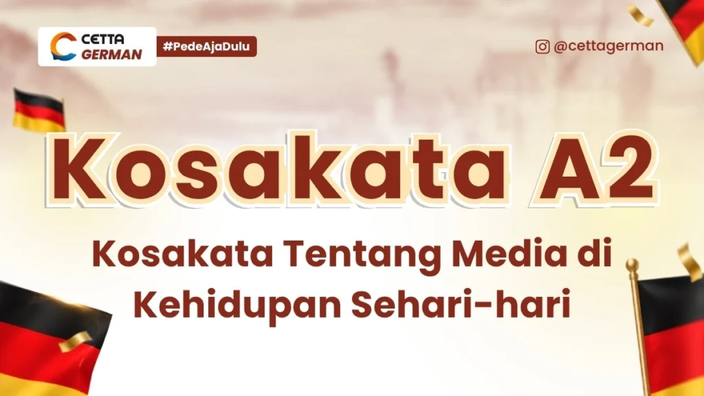 Kosakata A2 Kosakata Tentang Media di Kehidupan Sehari-hari