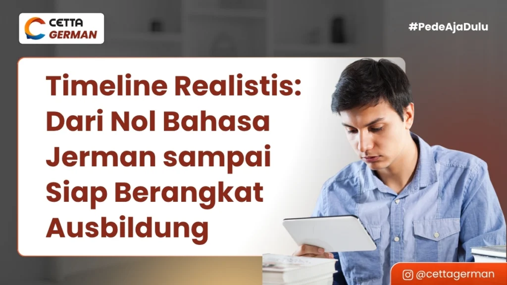 seorang lelaki sedang melihat catatan di tangan
