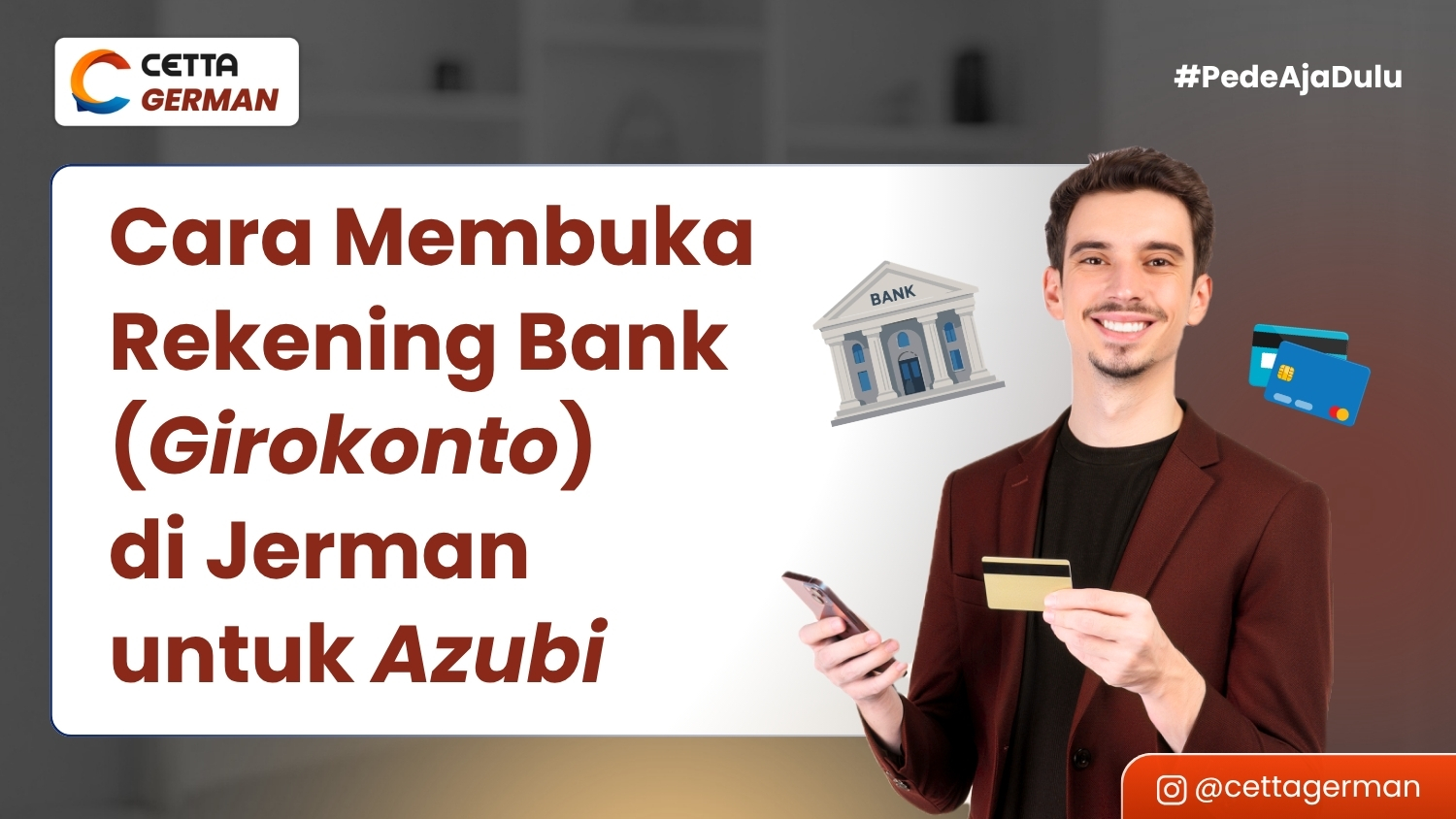 Cover Cara Membuka Rekening Bank Girokonto di Jerman untuk AzubI